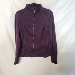 Tangerine Deep Purple Utility Jacket